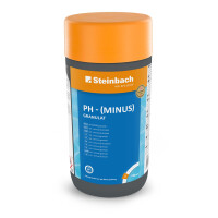 Steinbach | Poolpflege pH-(minus) Granulat | 1,5 kg | zur optimalen pH-Wert-Einstellung | effiziente Wasserpflege | einfache Anwendung