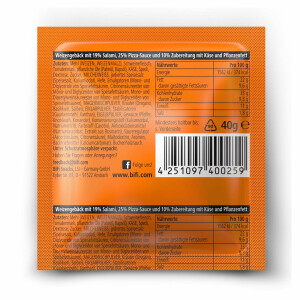 BiFi | Carazza Original | 30er Pack (30 x 40g) | Pizza Snack - Mini Pizza To Go | für Unterwegs, das Büro und die Mittagspause | mit Salami, Pizzasauce und Käse