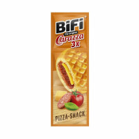 BiFi | Carazza Original | 30er Pack (30 x 40g) | Pizza Snack - Mini Pizza To Go | für Unterwegs, das Büro und die Mittagspause | mit Salami, Pizzasauce und Käse