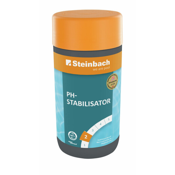 Steinbach | Poolpflege pH-Stabilisator | 1 kg | zur optimalen pH-Wert-Einstellung | effiziente Wasserpflege | einfache Anwendung #1