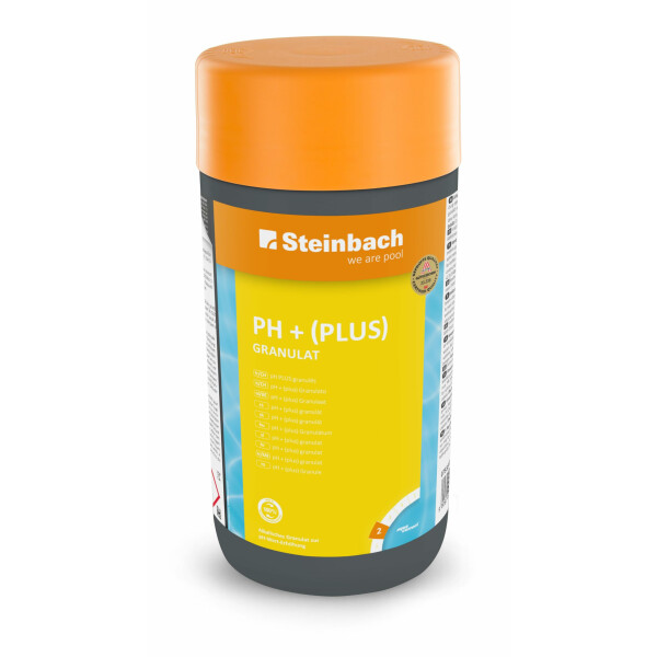Steinbach | Poolpflege pH+(plus) Granulat | 1 kg | zur optimalen pH-Wert-Einstellung | effiziente Wasserpflege | einfache Anwendung #1