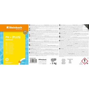 Steinbach | Poolpflege pH+(plus) Granulat | 1 kg | zur optimalen pH-Wert-Einstellung | effiziente Wasserpflege | einfache Anwendung #1