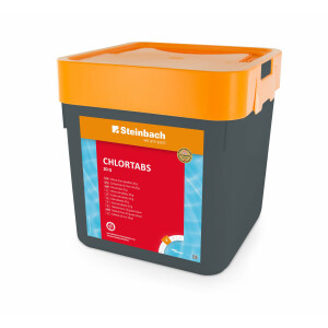 Steinbach | Chlortabs 20g | 5 kg | hochwertige Poolpflege | einfache Dosierung | ideal zur Wasserdesinfektion | langanhaltende Wirkung | perfekte Hygiene für Ihren Pool