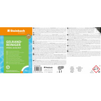 Steinbach | Gelrandreiniger spezial | alkalisch | Fassungsvermögen: 1 Liter | ideal zur Reinigung von Beckenrändern | effizient gegen Verschmutzungen