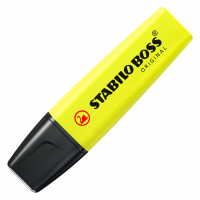 STABILO - Textmarker - BOSS ORIGINAL - 4er Pack - gelb