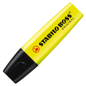 STABILO - Textmarker - BOSS ORIGINAL - 4er Pack - gelb, orange, grün, pink