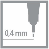 STABILO - Fineliner - point 88-10er Pack - Standardfarben