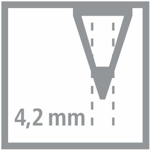STABILO - Dreikant-Buntstift - Trio dick - 6er Pack - mit 6 verschiedenen Farben