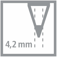 STABILO - Dreikant-Buntstift - Trio dick - 6er Pack - mit 6 verschiedenen Farben