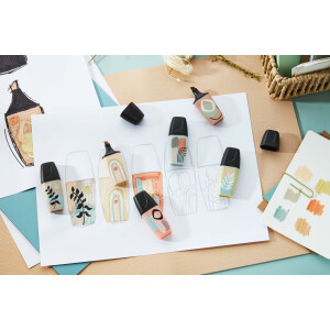 STABILO - Textmarker - BOSS MINI Naturevibes - 6er Pack - 6 Farben