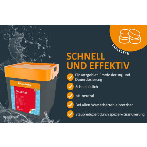 Steinbach Poolpflege Chlortabs 20g, 2X 5 kg, Chlorprodukte