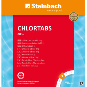 Steinbach Poolpflege Chlortabs 20g, 2X 5 kg, Chlorprodukte