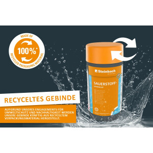 Steinbach Poolpflege Sauerstoffgranulat, 1 kg, Aktivsauerstoff, 0756001TD00