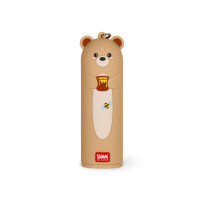 Legami - Tragbares Ladegerät - My Super Power, lädt 2 Geräte gleichzeitig, USB-Kabel Typ C im Lieferumfang enthalten, tragbare Powerbank, Durchmesser 3,5 cm, Höhe 11,60 cm, Teddy Bear