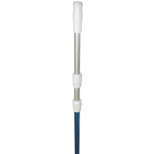 Steinbach Aluminium Teleskopstange 2-teilig, teleskopierbar von 240-480 cm - 061192KT - Naturkarton Verpackung, Blau