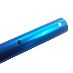 Steinbach Aluminium Teleskopstange 2-teilig, teleskopierbar von 240-480 cm - 061192KT - Naturkarton Verpackung, Blau
