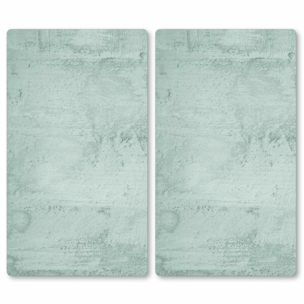 KESPER | Glasschneideplatte/Herdabeckplatte/Buffetplatte, Material: ESG-Sicherheitsglas, Maße: 50 x 28,5 cm, Stärke: 0,4 cm, Fußhöhe: 3 mm, Motivfolie: Beton Grau | 37540 13
