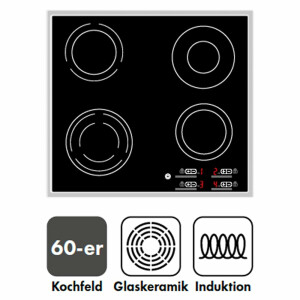 KESPER | Glasschneideplatte/Herdabeckplatte/Buffetplatte, Material: ESG-Sicherheitsglas, Maße: 50 x 28,5 cm, Stärke: 0,4 cm, Fußhöhe: 3 mm, Motivfolie: Beton Grau | 37540 13