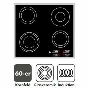 KESPER | Glasschneideplatte/Herdabeckplatte/Buffetplatte, Material: ESG-Sicherheitsglas, Maße: 50 x 28,5 cm, Stärke: 0,4 cm, Fußhöhe: 3 mm, Motivfolie: Beton Grau | 37540 13