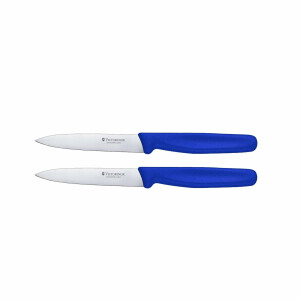 Victorinox | Gemüsemesser Blau | Classic Serie | 10 cm Klinge | 2er Set | ideales Schälmesser für präzise Schnitte | ergonomischer Griff | langlebig und vielseitig