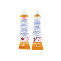 STEINBACH Unterwasser Reparatur-Set | 2 Stück | für Vinyl-Folien | inkl. 260 cm² Folie (0,22 mm) & 30 g Kleber | ideal für Poolfolie | Reparatur auch unter Wasser möglich | einfache Anwendung