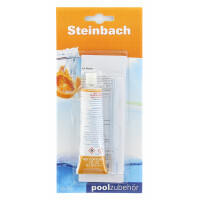 Steinbach Poolfolie Unterwasser Reparatur-Set für Vinyl Folien (Folie und Kleber), Blau, 260 cm² / 29,6 ml / 2-teilig