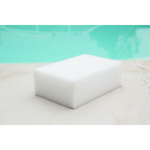 Steinbach | Reinigungsset | Nano Reinigungsschwamm Doppelpack + Handschrubber De Luxe | chemiefrei reinigen mit Nanotechnologie | für Schwimmbadfolien & Kunststoffoberflächen