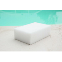 Steinbach | Reinigungsset | Nano Reinigungsschwamm Doppelpack + Handschrubber De Luxe | chemiefrei reinigen mit Nanotechnologie | für Schwimmbadfolien & Kunststoffoberflächen