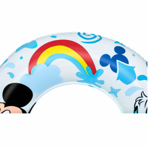 Bestway | Disney Junior - Schwimm- & Spielset | Schwimmring Ø 56 cm & Wasserball Ø 34 cm | aufblasbar | Mickey & Friends Design | perfekt für Pool, Strand & Urlaub