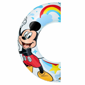 Bestway | Disney Junior - Schwimm- & Spielset | Schwimmring Ø 56 cm & Wasserball Ø 34 cm | aufblasbar | Mickey & Friends Design | perfekt für Pool, Strand & Urlaub
