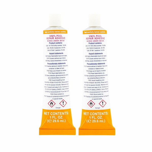 STEINBACH | Unterwasser Reparatur-Set | 2 Stück | für Vinyl-Folien | inkl. 260cm² Folie (0,22mm) & 30g Kleber | ideal für Poolfolie | Reparatur auch unter Wasser möglich | einfache Anwendung