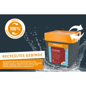 Steinbach Poolpflege Chlortabs 200 g langsamlöslich, 5 kg, Chlorprodukte, 0752205TD00