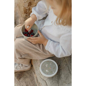 Mepal | Kinder Obst- und Bento Box | Campus meets Fruits | Spülmaschinenfest & BPA-frei | 300 & 750 ml | Mit Fächern, Gabel & Clip-Verschluss | Perfekt für Snacks & Mahlzeiten | Cool Mint