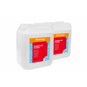 Steinbach Wasserpflege Superflock flüssig - 0754305TV02 - 2X 5 l - Flüssiger Trübungsentferner für Sandfilter