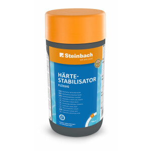 Steinbach | Flüssiger Härtestabilisator | optimaler Kalkschutz | für kristallklares Poolwasser | einfache Dosierung | ideal für Poolpflege | Inhalt: 1 Liter