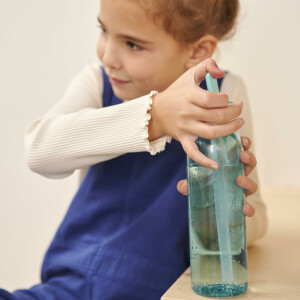 Mepal - Wasserflasche Flip-Up Campus - Auslaufsichere Trinkflasche für Schule & Unterwegs - Transparente Trinkbecher - BPA-frei & Spülmaschinenfest - 500 ml - Cool pink