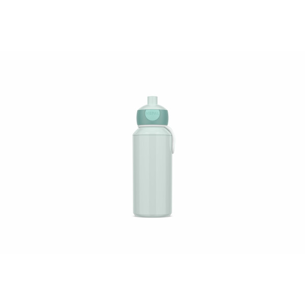 Mepal - Trinkflasche Pop-up Campus - Wasserflasche - Auslaufsichere Flasche für die Schule - Wiederverwendbar - BPA-frei & Spülmaschinenfest - 400 ml - Cool mint