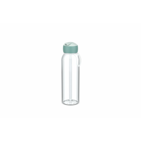 Mepal - Wasserflasche Flip-Up Campus - Auslaufsichere Trinkflasche für Schule & Unterwegs - Transparente Trinkbecher - BPA-frei & Spülmaschinenfest - 500 ml - Cool mint