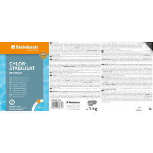 Steinbach Chlorstabilisat Granulat, 1kg Dose