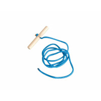 Colint | Schlittenleine mit Holzgriff | Blau