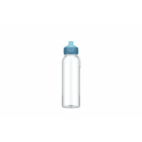 Mepal - Wasserflasche Pop-Up Campus - Auslaufsichere Trinkflasche für Schule & Unterwegs - Transparente Trinkbecher - BPA-frei & Spülmaschinenfest - 500 ml - Cool blue