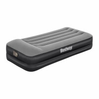 Bestway TriTech Luftbett Aerolux mit integrieter Elektropumpe Single XL/Mid 191 x 97 x 46 cm, Schwarz