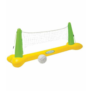 Intex 56508NP - Aufblasbares Volleyballnetz-Set, Vinyl, Mehrfarbig, 239x64x91 cm