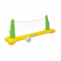 Intex 56508NP - Aufblasbares Volleyballnetz-Set, Vinyl, Mehrfarbig, 239x64x91 cm