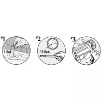 Steinbach Poolpflege-Set | Chlorgranulat 1 kg & Quicktest Streifen pH/Cl (50 STK.) | zur Schockbehandlung & Wasseranalyse | schnelllöslich & pH-neutral | für Pools & Whirlpools