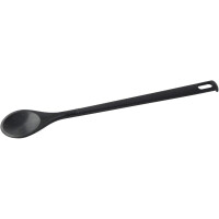 Fackelmann Kochlöffel Nero - Premium Kunststoff Küchenhelfer, Hitzebeständig, Spülmaschinenfest, 305x45x15mm, Schwarz