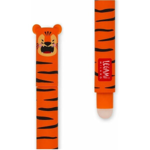 LEGAMI Set mit 10 radierbaren Gelstiften + Panda 2-in-1 Federmäppchen - mit thermoempfindlicher Löschtinte, verschiedene Tintenfarben und Schaftdesigns, 0,7 mm Spitze, Set 2