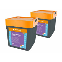 Steinbach Poolpflege Quattrotabs 200g langsamlöslich, 2X 5 kg, Chlorprodukte, 0752605TD02