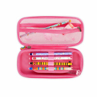 LEGAMI WonderWow Federmäppchen & radierbarer Stift | Set mit 5 niedlichen Tierstiften mit thermosensitiver Tinte + Federmäppchen mit 2 Fächern (Einhorn)