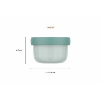 Mepal - Obstbox Campus - Snackbox für Kinder - Spülmaschinen- und mikrowellenfest - BPA-frei - 300 ml - Peppa Pig